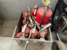 (12) Various Fire Extinguishers