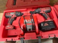 (2) Milwaukee Heavy-Duty Impact Drivers W/