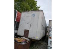 Van Trailer w/ Wood, Windows, Construction Material