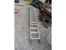 36' Aluminum Extension Ladder, 13' Single Ladder