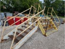 2 Steel Staircases, 82" Wide Steel Staircase