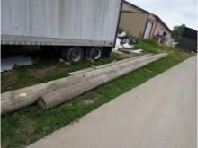 Telephone Poles, Longest One Approx. 50'