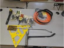 Plate Vise, Air Nozzle, Snips, Fish Tape