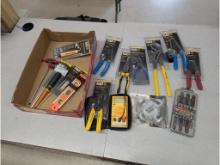 New Klein Tools, Wire Strippers, Pliers, Non Contact Tester