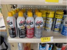 White Lithium, Silicone, Liquid Wrench Sprays