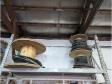 3 Large Reels of Aluminum Wire