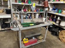 Shop Cart w/ Wire Length Meter,