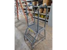Rolling 2 Step Ladder