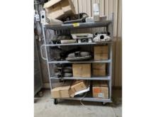 Rolling Cart w/ Misc Lighting