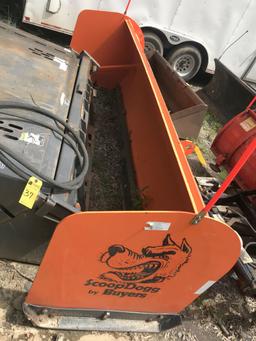 Scoop Dog 10' Skid-steer Snow Plow