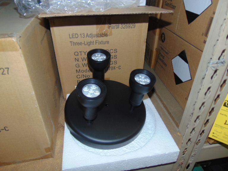 LED 13 Adjustable Three Light Fixtures (8 Each)