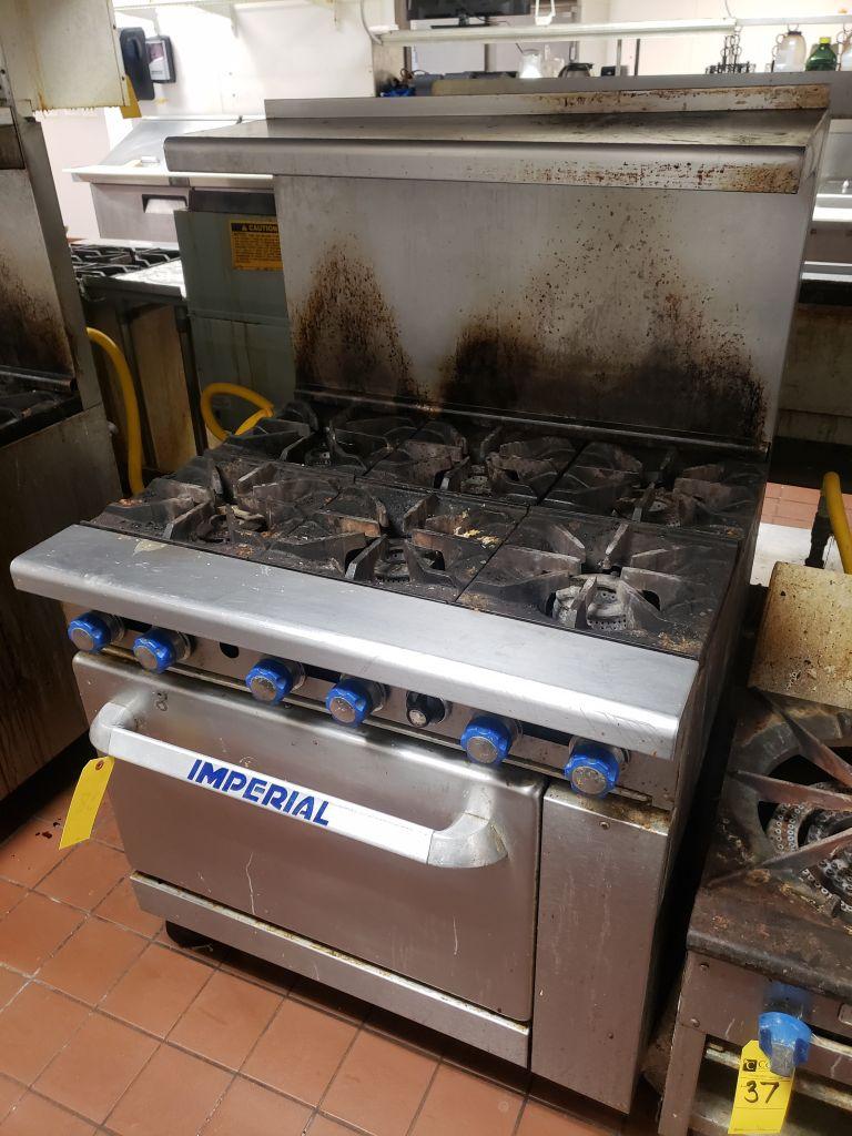 Imperial 36" 6-Burner Gas Range