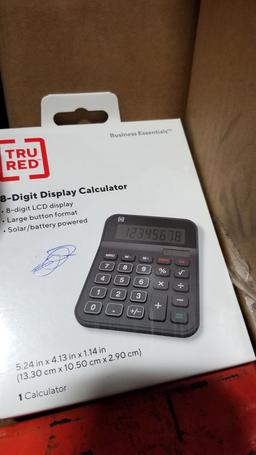 Tru-Red Calculators 5  9(20) (180 Each)
