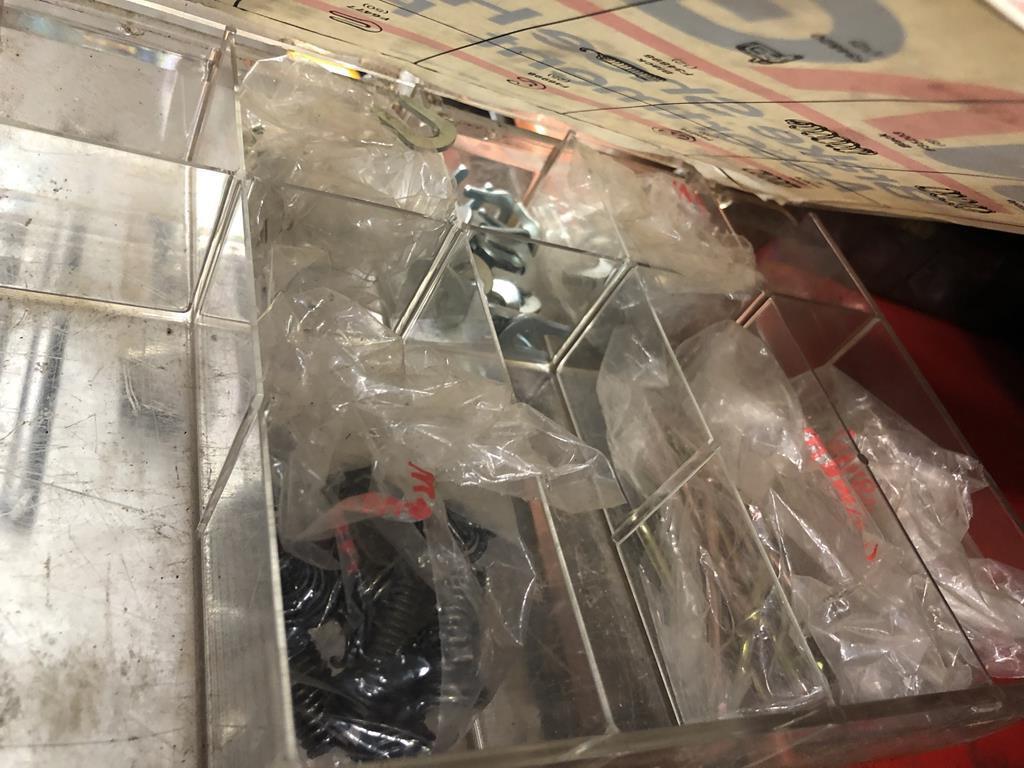 WURTH 6-DRAWER PARTS BIN & MISCELLANEOUS