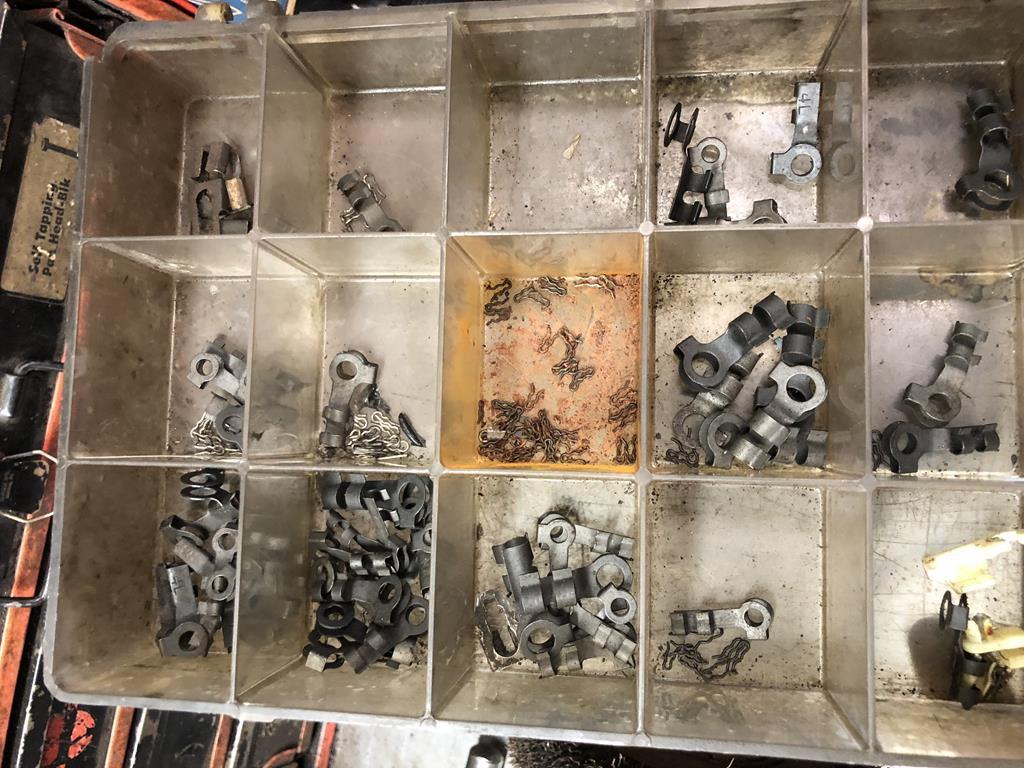WURTH 6-DRAWER PARTS BIN & MISCELLANEOUS