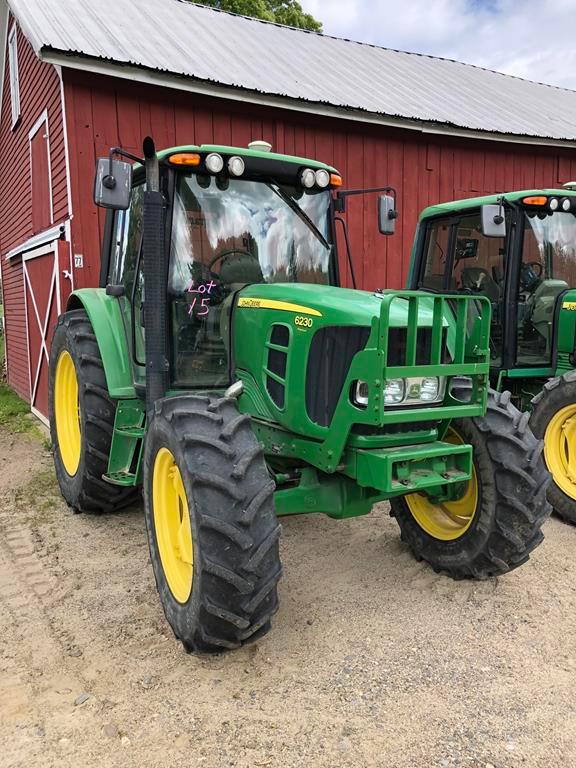 2010 JOHN DEERE 6230 4WD TRACTOR, W/ EZ-STEER & GPS