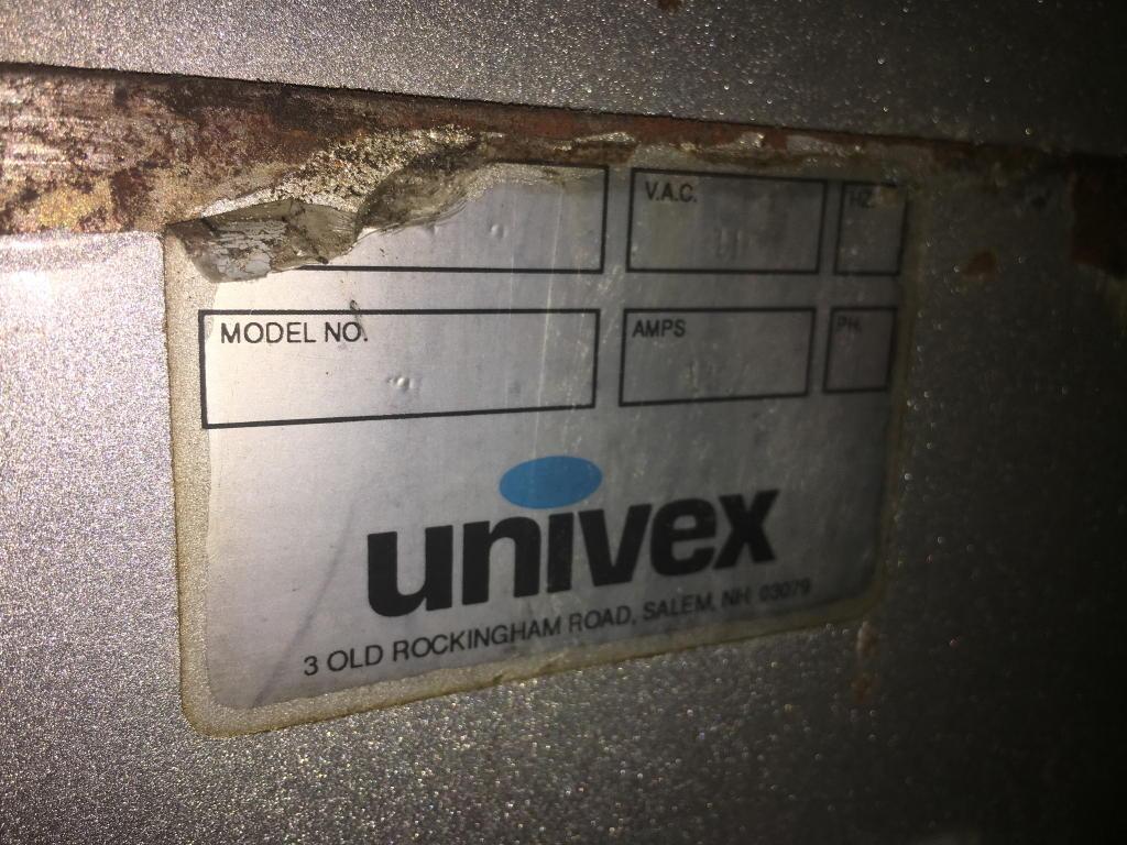 UNIVEX M30 1PH 30QT MIXER W/ BOWL, WHIP, HOOK & PADDLE