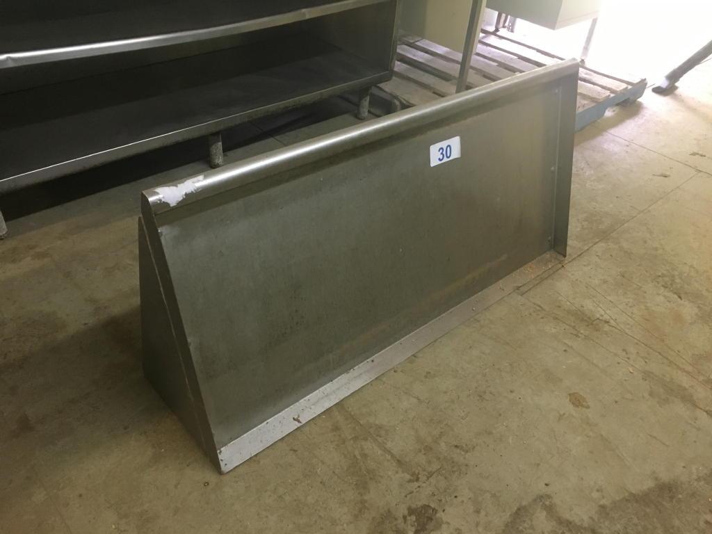 STAINLESS STEEL DISH RACK SHELF, 4'x2'