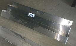STAINLESS STEEL 42" DOUBLE SPEED RAIL