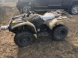 2000 YAMAHA KODIAK ULTRAMATIC 4x4 ON COMMAND ATV, WARN WINCH, S/N: JY4AJ03WXYA002411