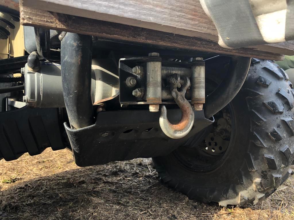 2000 YAMAHA KODIAK ULTRAMATIC 4x4 ON COMMAND ATV, WARN WINCH, S/N: JY4AJ03WXYA002411