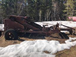 2-ROW ROCK PICKER, PTO DRIVE