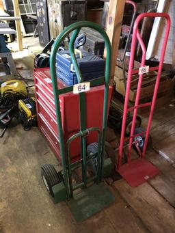 2-WHEEL HAND CART W/ EXTENDABLE BASE (GREEN)