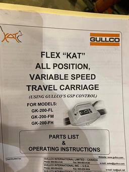 2005 GULLCO GK-200-FMB, FLEX KAT, ALL POSITION WELDING & CUTTING CARRIAGE