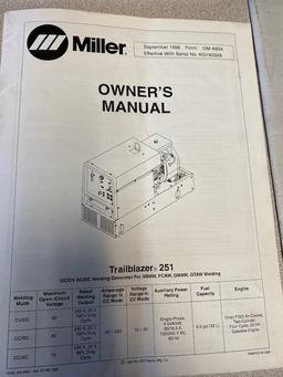 MILLER TRAILBLAZER 251 CC/CV, AC/DC WELDER GENERATOR