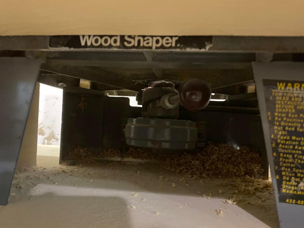 ROCKWELL INTERNATIONAL 43-120 SHAPER TABLE, S/N: KY-7415, 1.5, 3PH, 15" X 18" TABLE