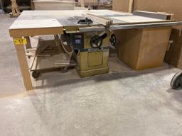 POWERMATIC CABINET SAW MDL. 66 W/ ACCU FENCE, 3HP, 1PH, S/N: 0310660156