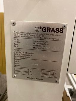 1997 GRASS ECO PRESS BORING & INSERTION MACHINE, 3PH, 220V S/N: 97123890 W/ HINGES