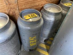 (2) PROPANE CYLINDERS 30LB SELLING BY THE PIECE