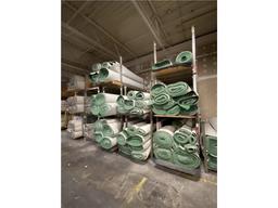 LOT: EMERALD TRADESHOW CARPETING, 16 OZ. POLYPROPYLENE W/ACTION BACK, COLOR: GREEN,