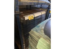 61 3'X3' PANEL SECTIONS OF SNAPLOCK PARKAY FLOORING (9) 12" TILES