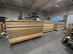 (316) WOODEN FOLDING TABLES 2' X 8' SELLING BY THE PIECE