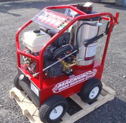 NEW MAGNUM 4000 GOLD HOT WATER PRESSURE WASHER, S/N: 211515