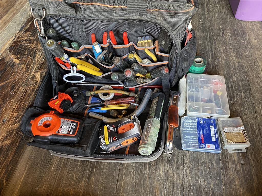 KLEIN TOOLBAG & CONTENTS