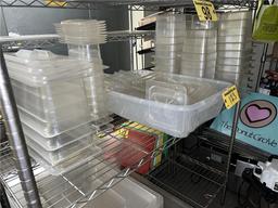 LOT: (40) 1/6 SIZE X 6" CONTAINERS