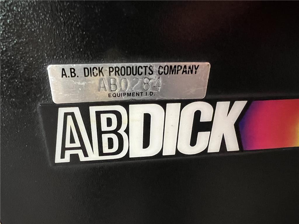 AB DICK 8820 OFFSET PRESS, S/N: 2618  W/ TOWNSEND T-51 AE SWING AWAY 2ND COLOR HEAD