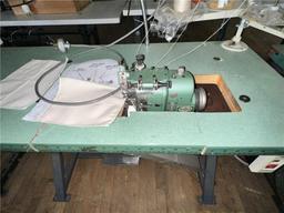 FLOOR 3: MERROW MACHINERY MG-2DNR-1 SEWING MACHINE STATION, 3PH, S/N: 224549
