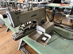 FLOOR 3: (2) SEWING MACHINE STATIONS: JUKI MB-373 & MERROW MG-2DNR-1