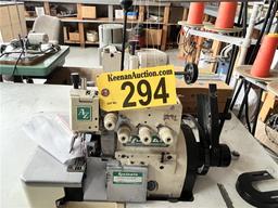 FLOOR 2: YAMATO AZ8500H-C5DF-A53 SEWING MACHINE STATION WITH CHAIR, AP, S/N: YJ26132