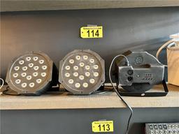 CONTENTS ON 2-SHELVES: ASSORTED PARTY LIGHTS
