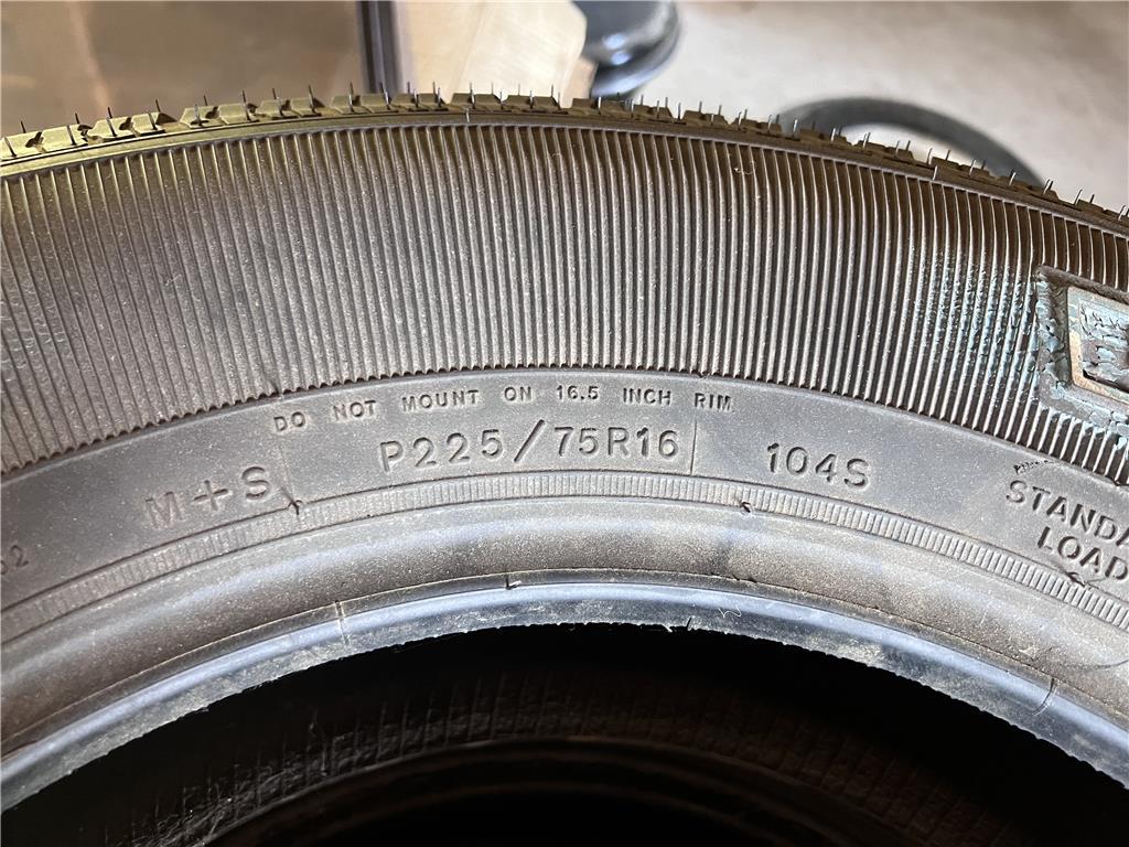 LOT OF 5-ASSORTED TIRES