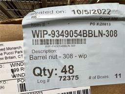 LOT RACK 12: BARRELS, UPPER RECEIVERS,  PARTS, PIC BLOCKS. $87,659 AT COST