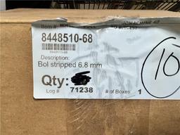 LOT RACK 12: BARRELS, UPPER RECEIVERS,  PARTS, PIC BLOCKS. $87,659 AT COST