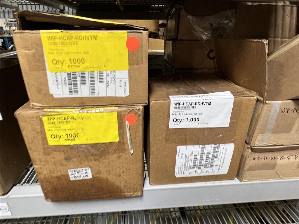 LOT RACK 12: BARRELS, UPPER RECEIVERS,  PARTS, PIC BLOCKS. $87,659 AT COST