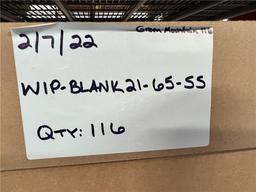 LOT RACK 14: BARREL PARTS, BLANKS, EXTENSIONS, $88,189 AT COST