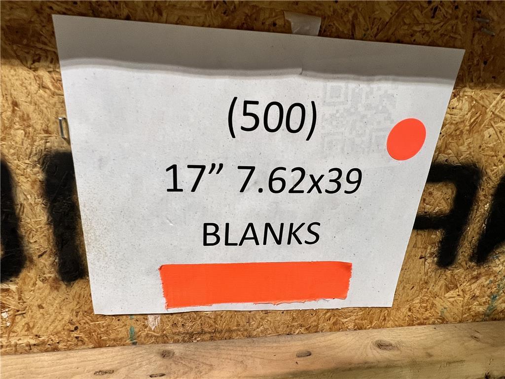 LOT RACK 14: BARREL PARTS, BLANKS, EXTENSIONS, $88,189 AT COST